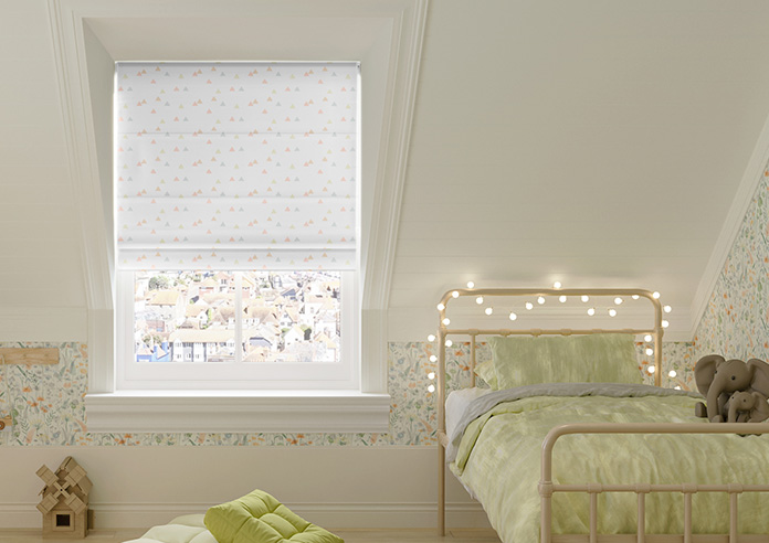Faceted, Peachy - Roman Blind - Image 3